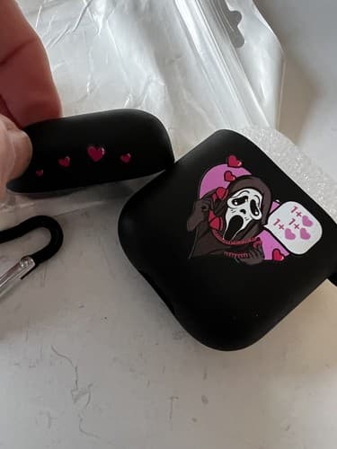The Scream Ghost Face Movie Halloween Airpods Protective Cover Case - Thumbnail 4