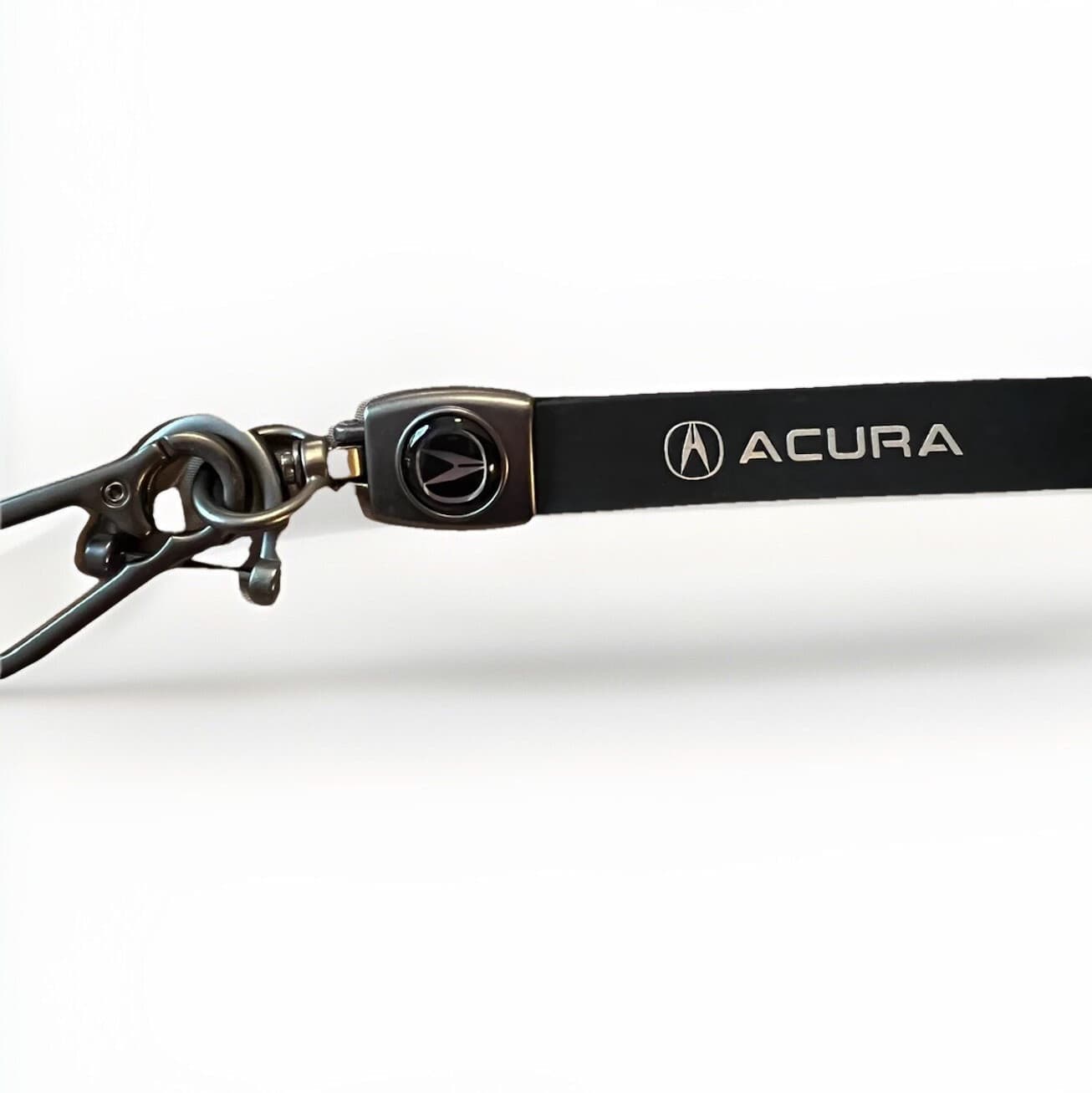 ACURA Genuine Leather Keychain Car Key Chain Ring Fob Holder For ACURA NEW