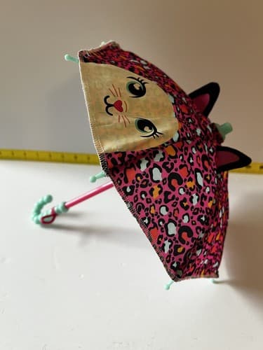 My Life As Doll Cat Kitty Rainy Day Play Umbrella 12" Tall Doll Accessories