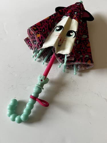 My Life As Doll Cat Kitty Rainy Day Play Umbrella 12" Tall Doll Accessories - Thumbnail 2