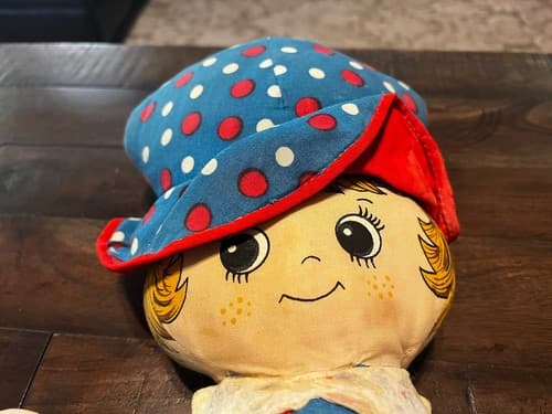 Large Vintage STRAWBERRY SHORTCAKE Plush Rag Doll ~ 20” RARE Figure Toy - Thumbnail 2