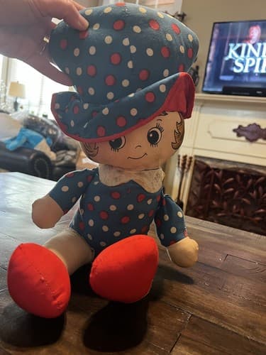Large Vintage STRAWBERRY SHORTCAKE Plush Rag Doll ~ 20” RARE Figure Toy - Thumbnail 10