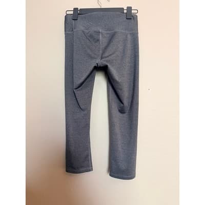 Champion Women’s Athletic Stretch Activewear High Rise Crop Leggings Gray S EUC - Thumbnail 2