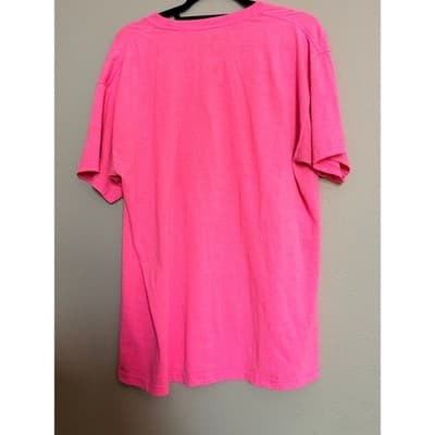 Pac-Man Graphic T Shirt Pink Retro Arcade Crew Neck Short Sleeve Women’s L - Thumbnail 6