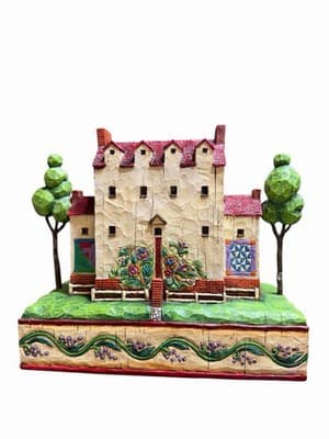 Set Heartwood Creek Jim Shore Main House And Amish Salt Cabin Home Enesco Both - Thumbnail 2