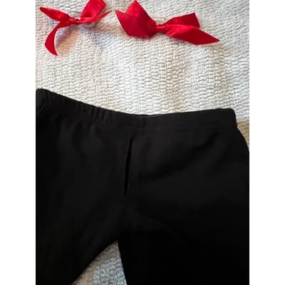 Build A Bear Workshop Red Bows Studded Black Shorts Teddy Bear Clothing - Thumbnail 3