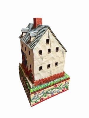 Set Heartwood Creek Jim Shore Main House And Amish Salt Cabin Home Enesco Both - Thumbnail 14