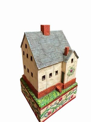 Set Heartwood Creek Jim Shore Main House And Amish Salt Cabin Home Enesco Both - Thumbnail 15