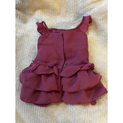 American Girl Doll Just Like You Embroidered Sequin Sleeveless Party Dress Pink - Thumbnail 2