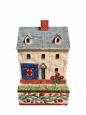 Set Heartwood Creek Jim Shore Main House And Amish Salt Cabin Home Enesco Both - Thumbnail 13