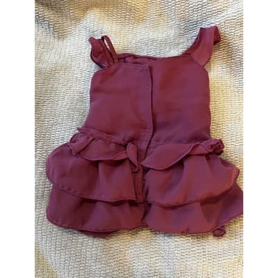American Girl Doll Just Like You Embroidered Sequin Sleeveless Party Dress Pink - Thumbnail 4