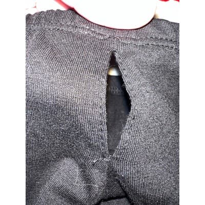 Build A Bear Workshop Red Bows Studded Black Shorts Teddy Bear Clothing - Thumbnail 4