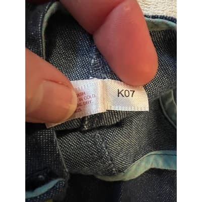 American Girl Bitty Baby Blue Dark Wash Denim Overall Baby Doll Clothing - Thumbnail 13