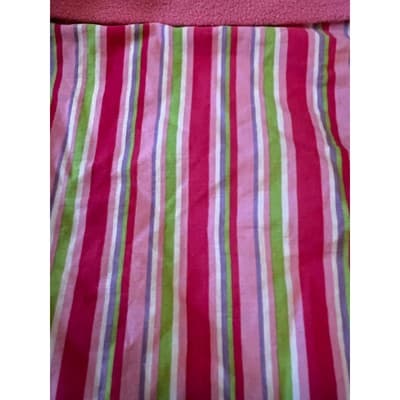 Build A Bear Workshop Striped Pattern Fleece Stuffed Animal Sleeping Bag Pink - Thumbnail 4
