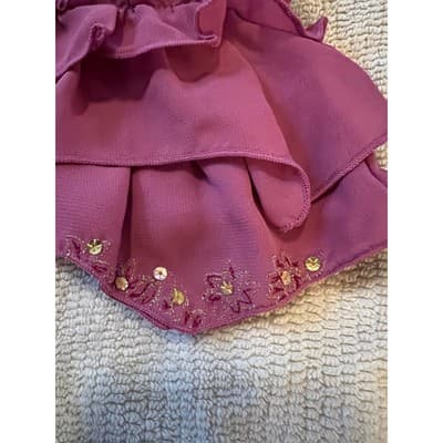 American Girl Doll Just Like You Embroidered Sequin Sleeveless Party Dress Pink - Thumbnail 9