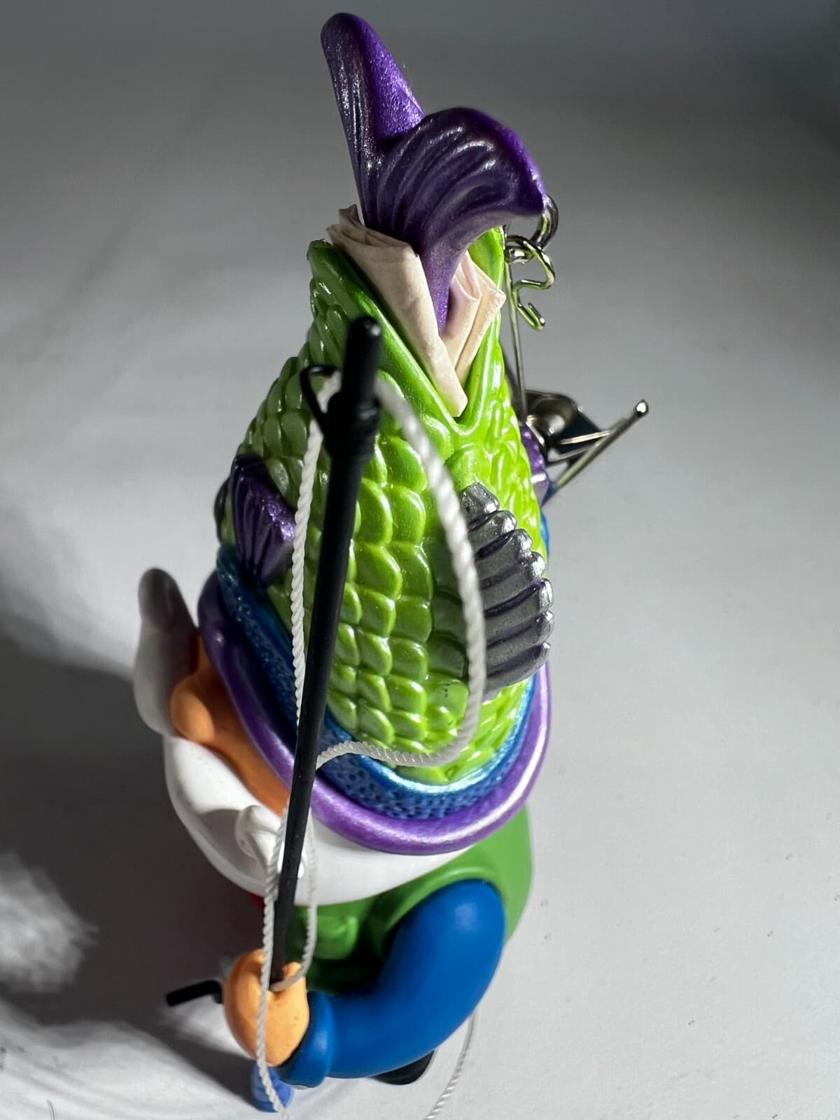 Vintage Christmas Ornaments Hallmark 2004 Fisherman Santa Claus Fun Fish on Head - Thumbnail 9