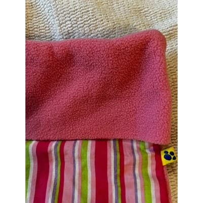 Build A Bear Workshop Striped Pattern Fleece Stuffed Animal Sleeping Bag Pink - Thumbnail 8