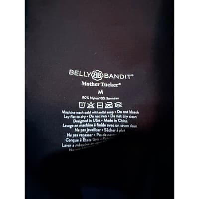 BELLY BANDIT Mother Tucker Postpartum Short M Black NWOT Compression High Waist - Thumbnail 3