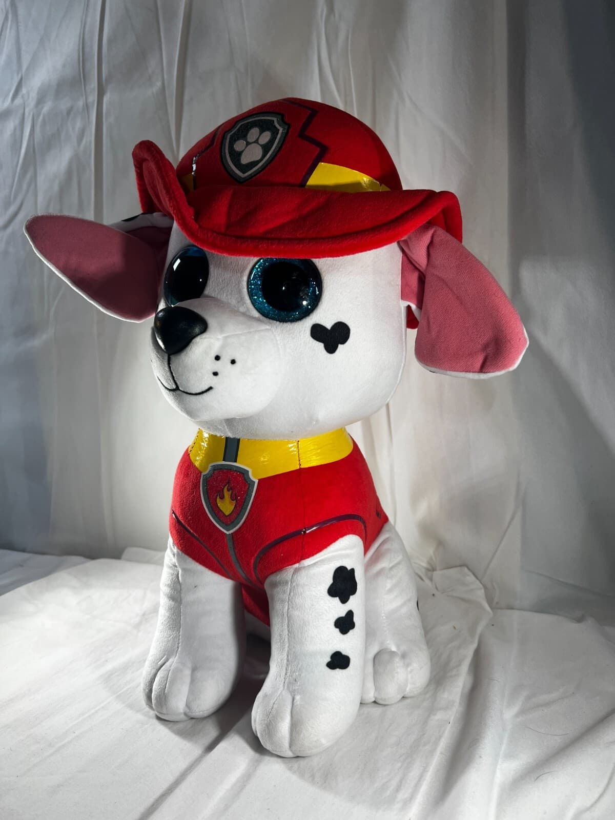 TY Beanie Boos Paw Patrol Marshall Plush Stuffed Toy 20" Glitter-Eye 2019 Nice - Thumbnail 3