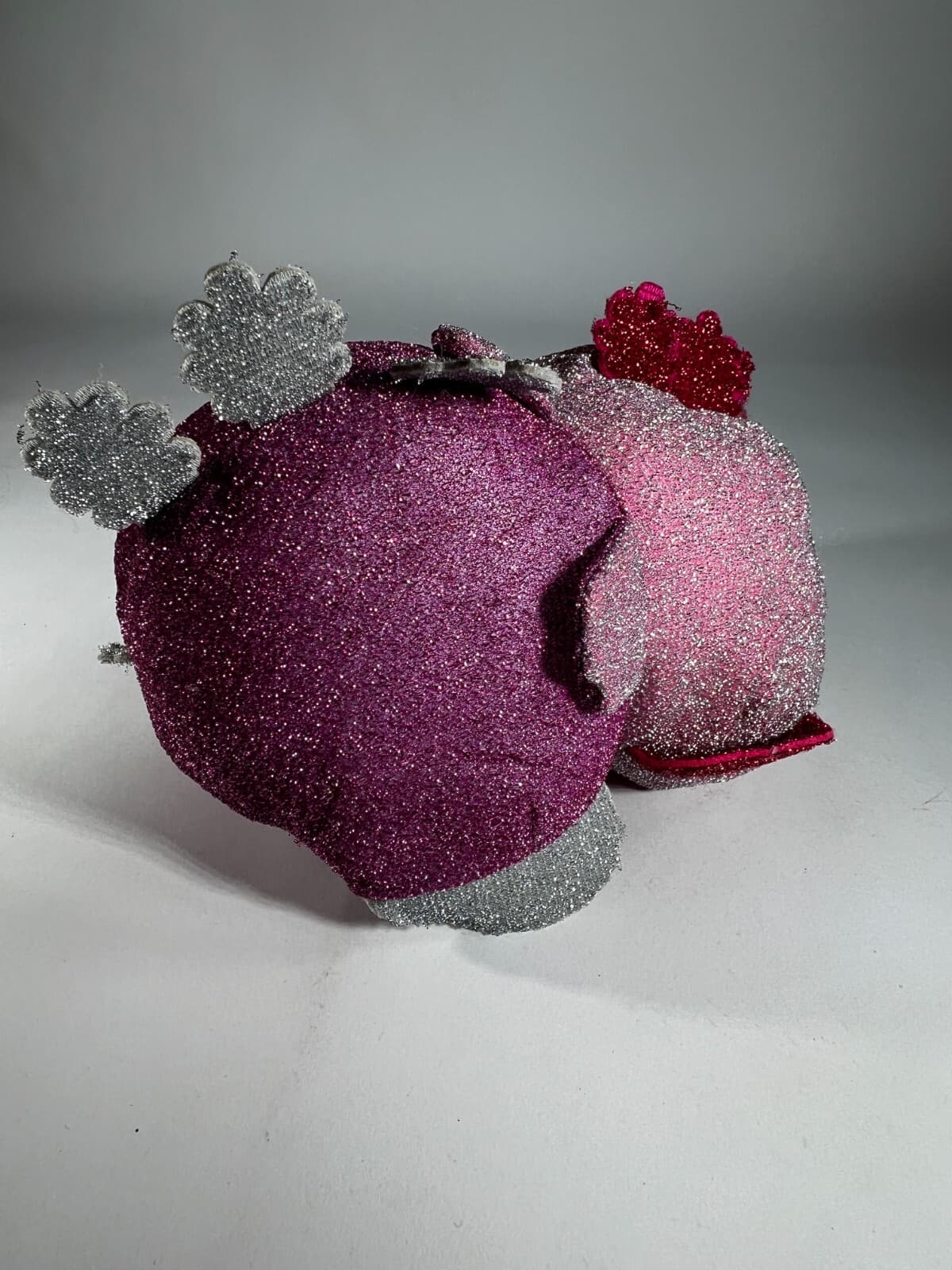 TeeTurtle The Original Reversible Axolotl Plushie Pink Purple Sparkle NEW - Thumbnail 3