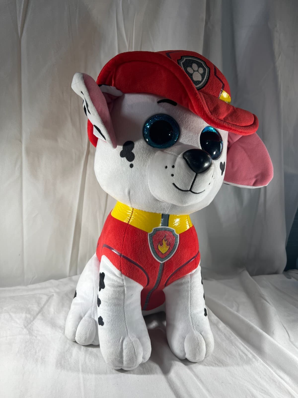 TY Beanie Boos Paw Patrol Marshall Plush Stuffed Toy 20" Glitter-Eye 2019 Nice - Thumbnail 4
