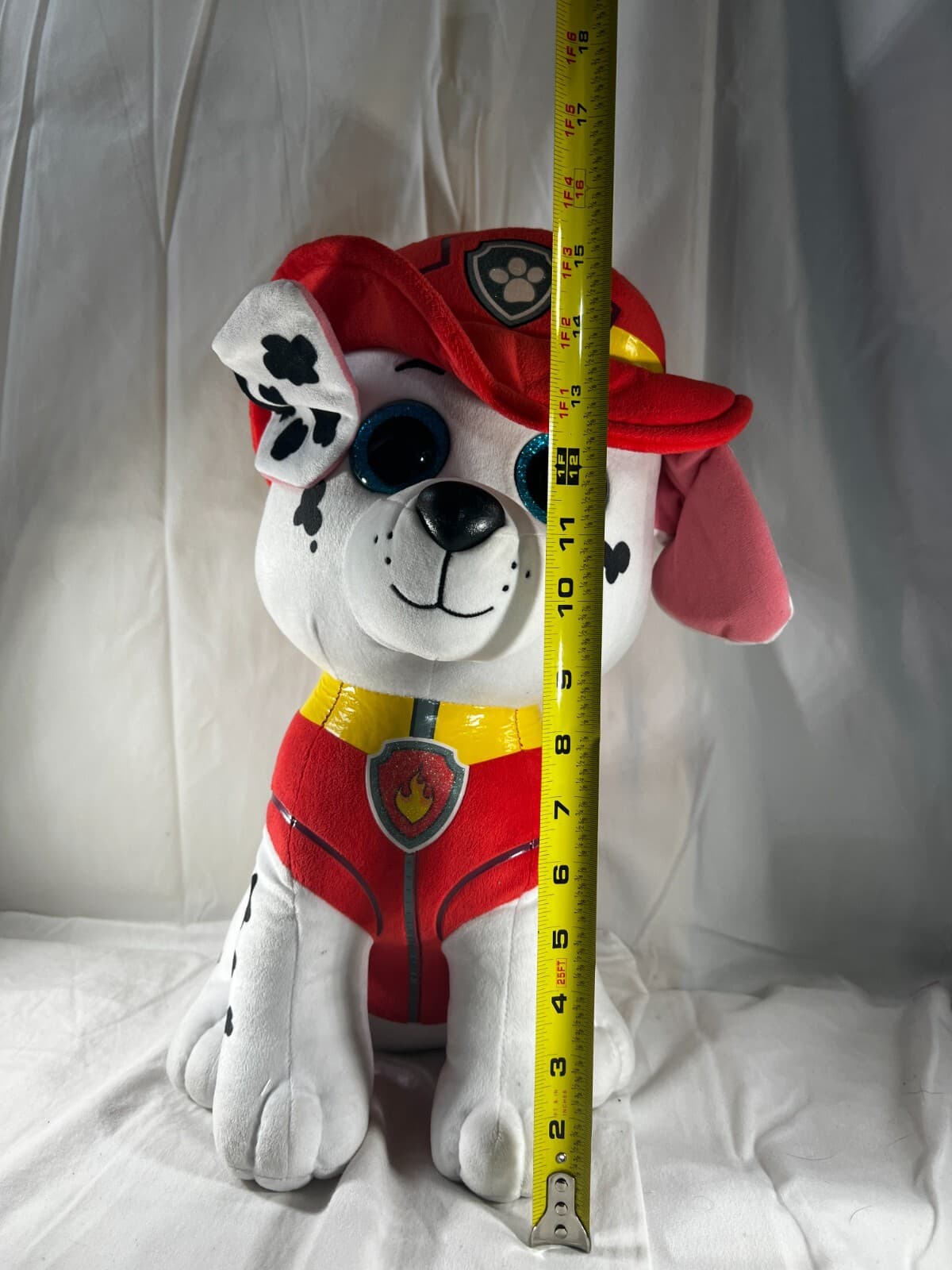 TY Beanie Boos Paw Patrol Marshall Plush Stuffed Toy 20" Glitter-Eye 2019 Nice - Thumbnail 10
