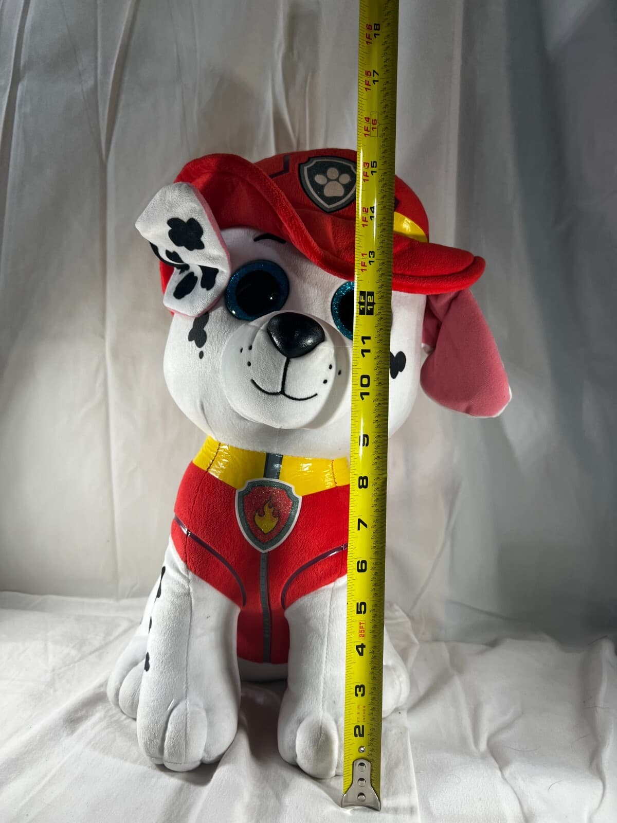 TY Beanie Boos Paw Patrol Marshall Plush Stuffed Toy 20" Glitter-Eye 2019 Nice - Thumbnail 11