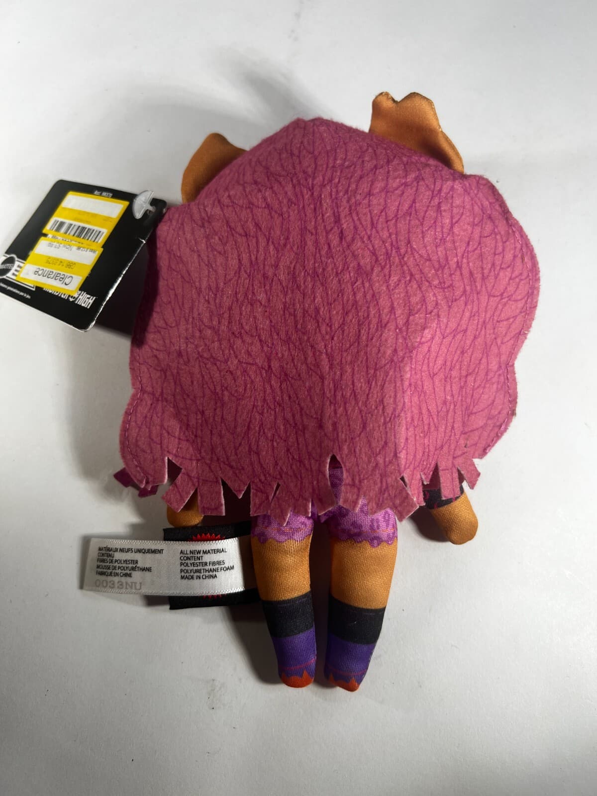NWT Monster High Stitchlings 8" Clawdeen Wolf Talking Plush Doll Mattel Toy New - Thumbnail 4