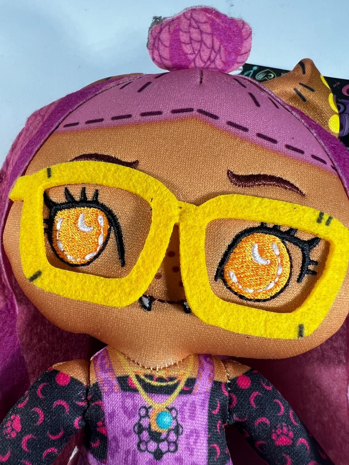 NWT Monster High Stitchlings 8" Clawdeen Wolf Talking Plush Doll Mattel Toy New - Thumbnail 2
