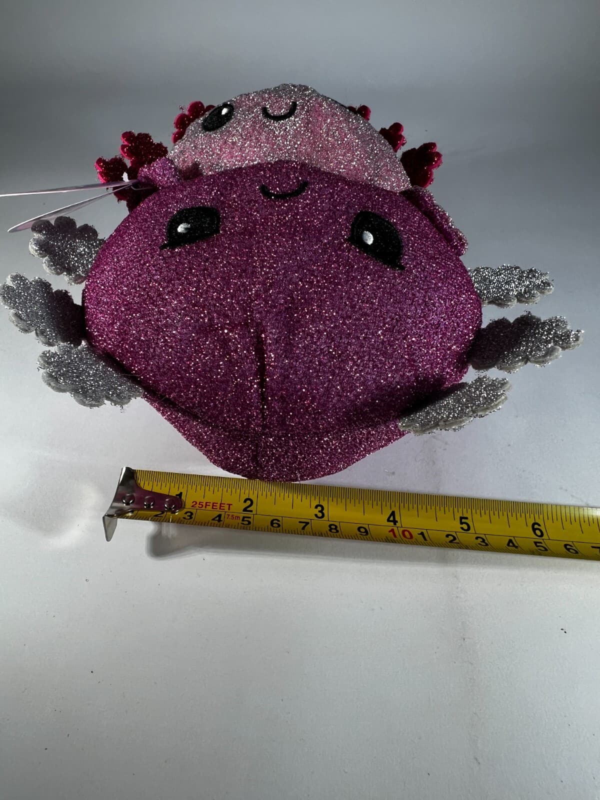 TeeTurtle The Original Reversible Axolotl Plushie Pink Purple Sparkle NEW - Thumbnail 14