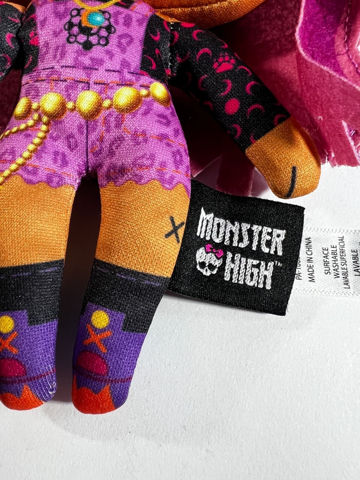 NWT Monster High Stitchlings 8" Clawdeen Wolf Talking Plush Doll Mattel Toy New - Thumbnail 3