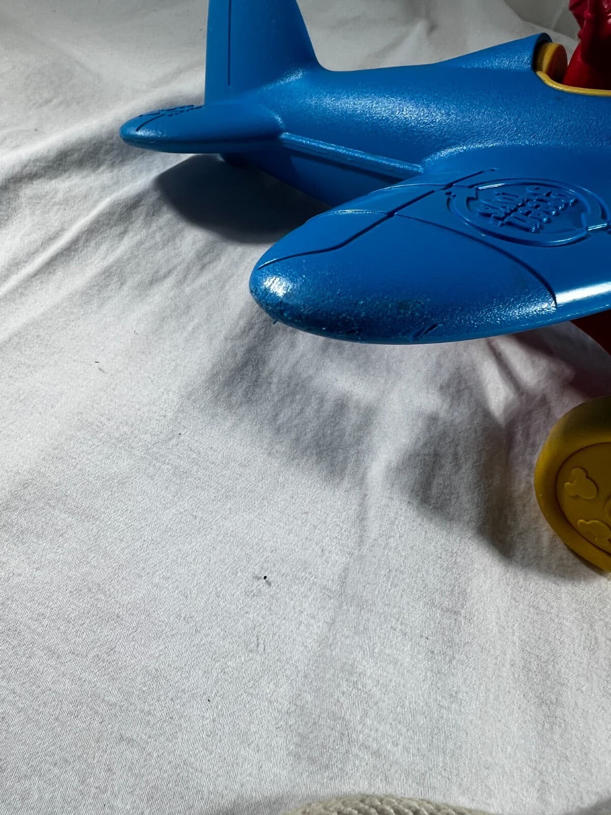 Disney Baby Green Toys Mickey Mouse Airplane Pull Toy Wobble Plane 100% Recycled - Thumbnail 21