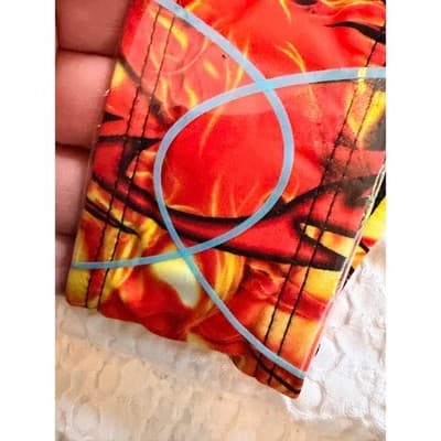 Jaded London Flaming Dragon Bikini Bottom Fire Print Rhinestone NWT XS - Thumbnail 9