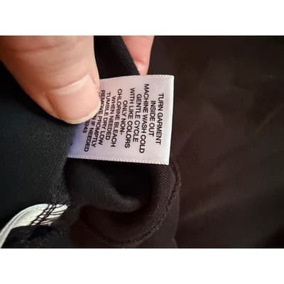 New York and Company Summer Shift Dress L Black NWOT Cap Sleeve Crew Neck - Thumbnail 13