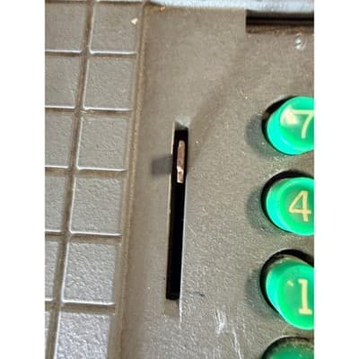 Vintage Tower Mechanical Adding Machine Bakelite Green Keys Crank Calculator - Thumbnail 4