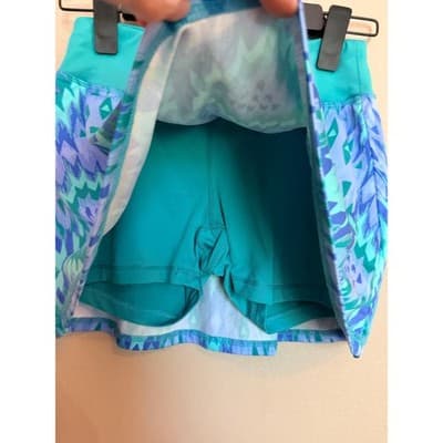 Head Tennis Pickleball Athletic Skort XS Green NWOT Pull On Wide Elastic Waist - Thumbnail 4