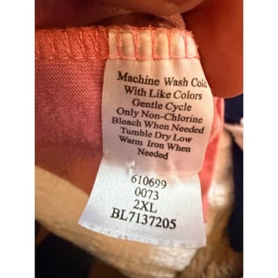 Blair Button Front Short Sleeve Plus Size Blouse Pink 2XL Casual Square Neckline - Thumbnail 8