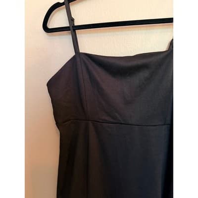 Wild Fable Summer Mini Dress Women's M Black Adjustable Spaghetti Strap - Thumbnail 5