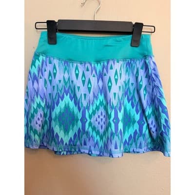 Head Tennis Pickleball Athletic Skort XS Green NWOT Pull On Wide Elastic Waist - Thumbnail 2