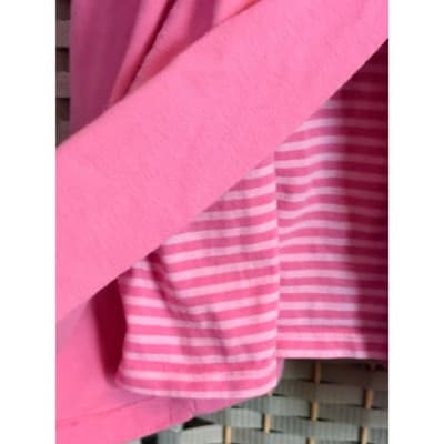 Blair Button Front Short Sleeve Plus Size Blouse Pink 2XL Casual Square Neckline - Thumbnail 5