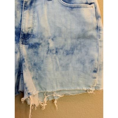 Universal Threads Jean Shorts Small Blue NWOT High Rise Midi Cut Off - Thumbnail 4