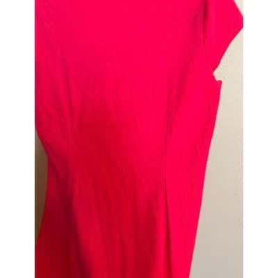 NEW YORK & COMPANY Mini Dress Large Magenta NWOT One Piece Cap Sleeve - Thumbnail 10