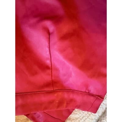 SHEIN Pleather Mini Skort Stylish 4 Small Pink Rose Front Side Slit High Waist - Thumbnail 18