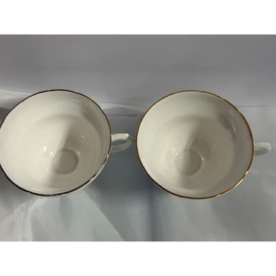 Set of 2 Forget Me Not by Rosina Hammersley Teacups Vintage Discontinued - Thumbnail 4