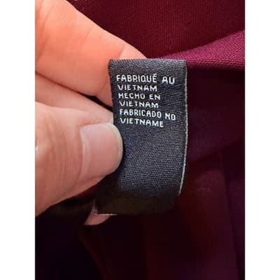 Forever 21 Fitted Shorts Women's Small Front Zipper Mid Rise Dark Plum - Thumbnail 11