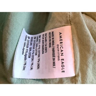 American Eagle Mini Skirt Sundress XS Plaid Green Adjustable Spaghetti Strap - Thumbnail 15