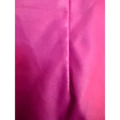 SHEIN Pleather Mini Skort Stylish 4 Small Pink Rose Front Side Slit High Waist - Thumbnail 11