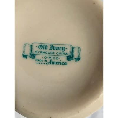 Vintage Syracuse China Old Ivory Tea Cup Gold Trim Floral Cottage - Thumbnail 14
