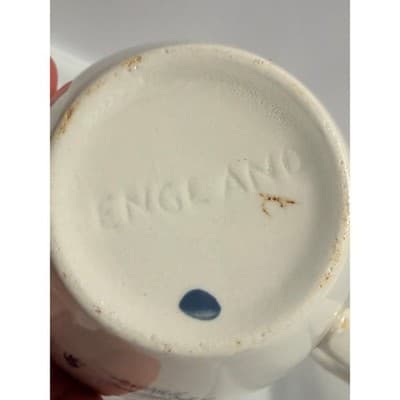 Vintage Alfred Meakin Tea Cup Bone China England Blue Transferware Cottage - Thumbnail 4