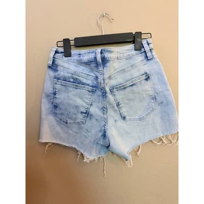 Universal Threads Jean Shorts Small Blue NWOT High Rise Midi Cut Off - Thumbnail 10